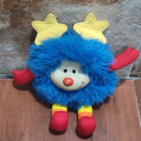 Vintage Rainbow Brite Champ Sprite Plushie Buddy Blue 1983 - Picture 3 of 12